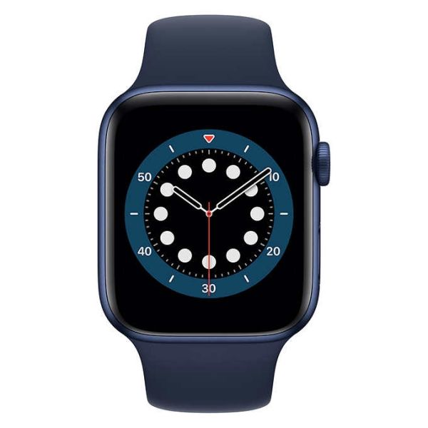 Apple | Watch Series 6 MG143VC/A 40 mm Blue Aluminum Case Deep Navy Sport  Band - GPS | 1399006