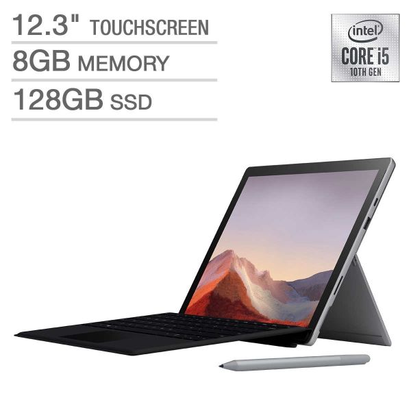 Microsoft | Surface Pro 6 Bundle 8th Gen Intel i5 - 2736x1824 Display Win10  Platinum English | 3094130