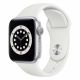  Apple Watch | Series 6 M00D3VC/A 44mm GPS Silver Aluminium Case White Sport Band | 6011304