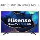 Hisense - Téléviseur intelligent 1080p 43 po 43H4G (Pas de livraison sur les téléviseurs) (ACHAT en Ligne SEULEMENT)