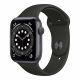 1399016 MG133VC/A Apple Watch Series 6 (GPS) avec boîtier de 40 mm neuf en aluminium gris cosmique et bracelet sport noir